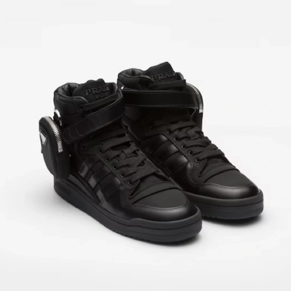 Prada x Adidas Re-Nylon Forum High-Top Sneakers - Picture 5 of 11